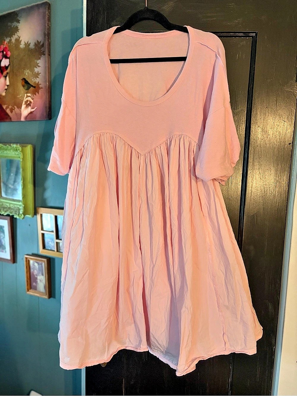 Free People Mini Dress in Pink Like New
